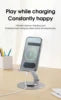 Ergonomic Folding Cell Phone Stand Fully Adjustable Foldable Desktop 360 Rotation Phone Holder Stand