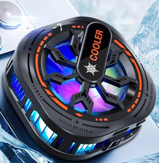 Phone Cooler Magnetic Semiconductor Cooling Fan Portable Smartphone Radiator for Mobile Gaming Live Streaming