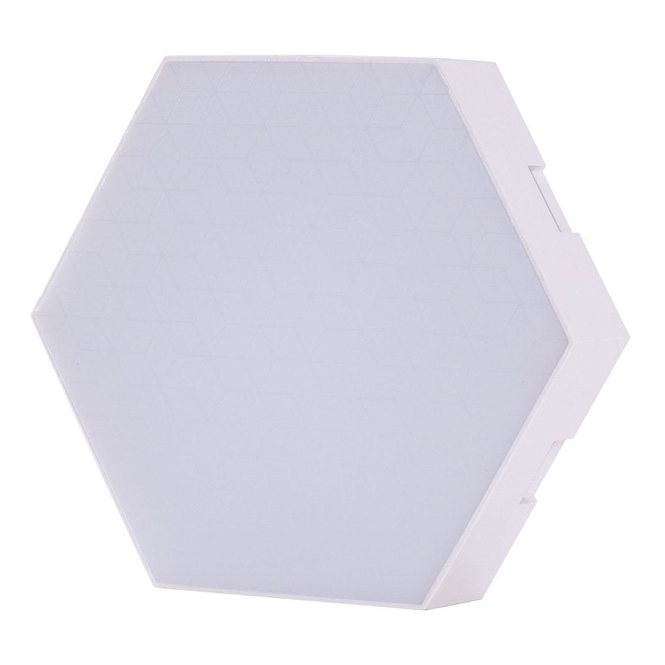 Hexagon Lights (10 Pack) LED Wall Panels, RGB Gaming Lights with APP, Hex Tiles Push Glide Expansion Shapes Light